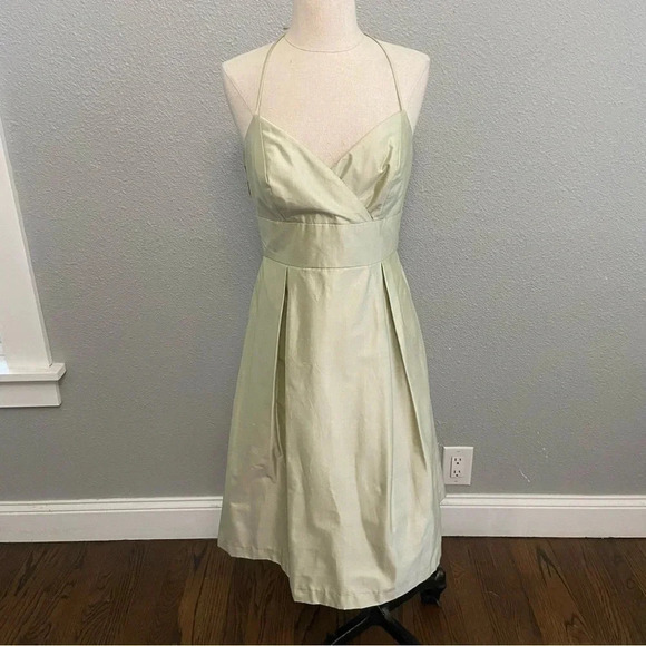 Jenny Yoo Collection Halter Silk Dress Size 4 NWT - Picture 1 of 6